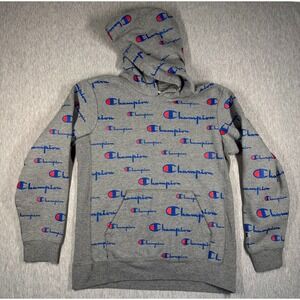 Champion All-Over Logo Hoodie XL